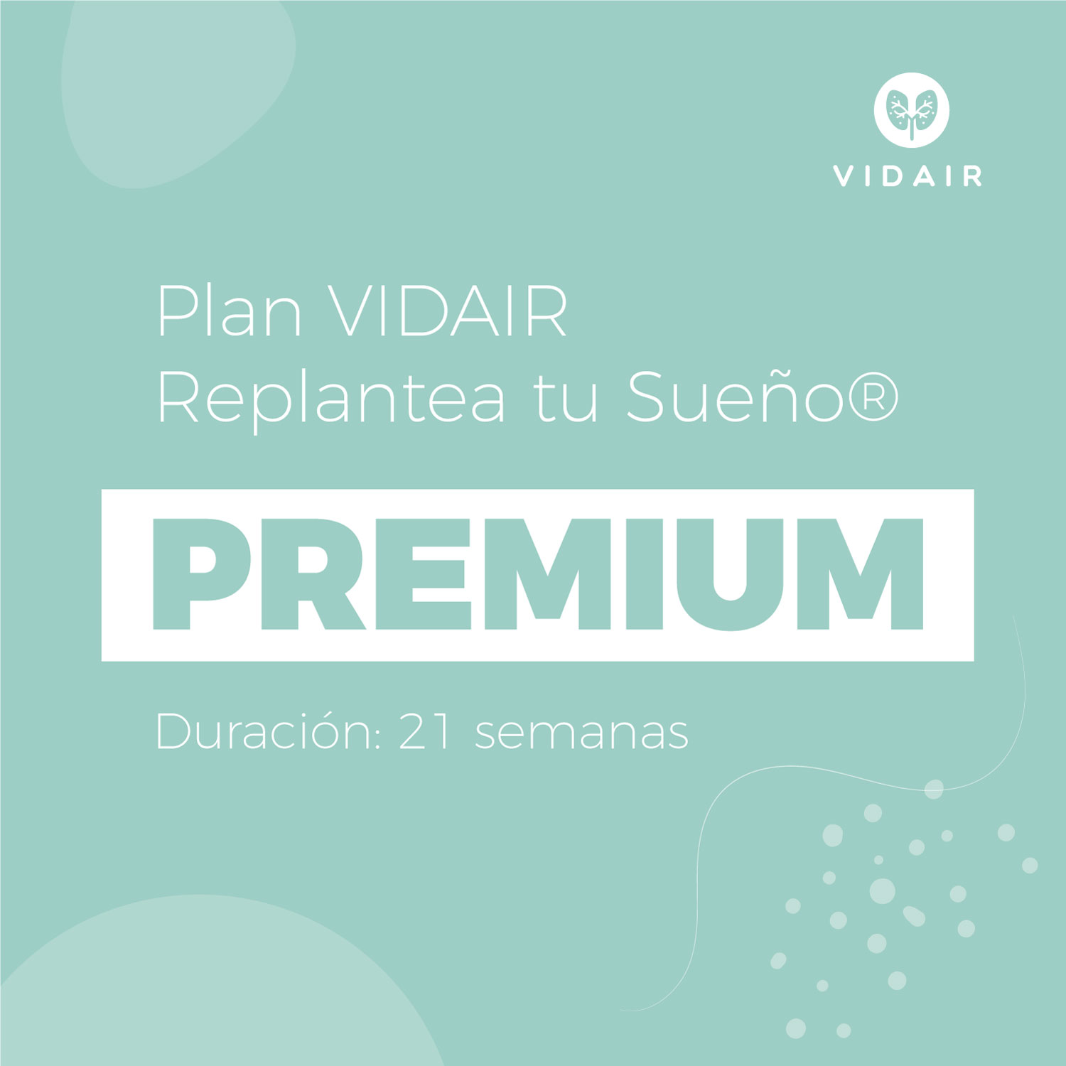 Plan VIDAIR Premium Replantea tu Sueño®